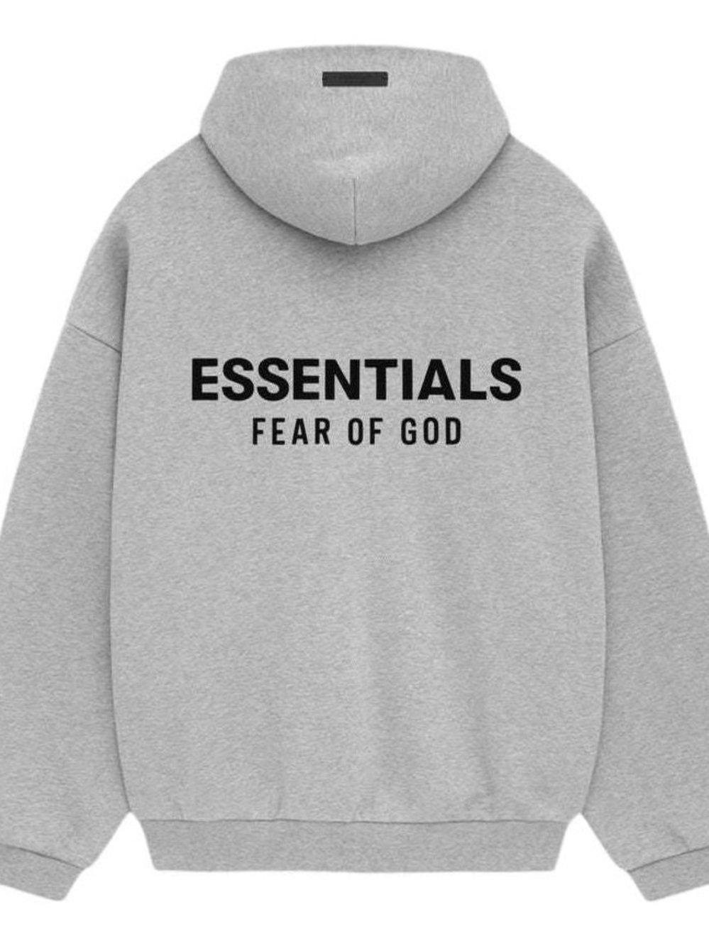 Fear of God Essentials FW24 Fleece Hoodie 'Light Heather Grey - Picture 2 of 2